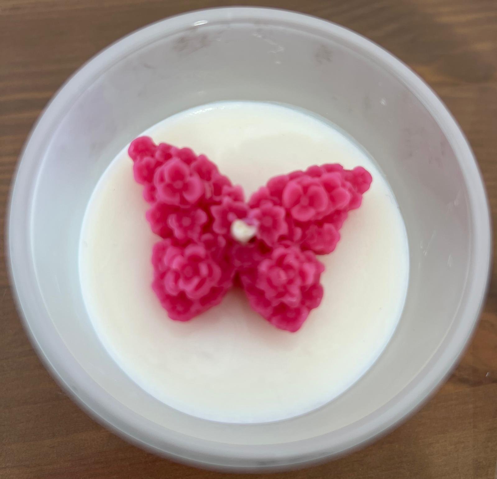 Bougie M contenant verre dépoli avec couvercle en bois