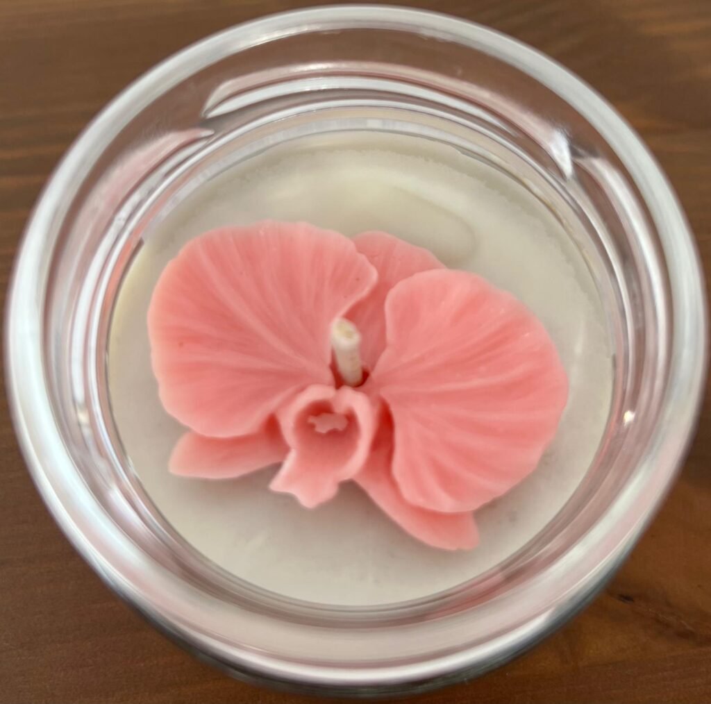 Bougie format M Pot en verre - Orchidée parfum néroli (Copie)